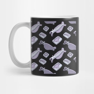 Anomalocaris Animal and Fossils Pattern Mug